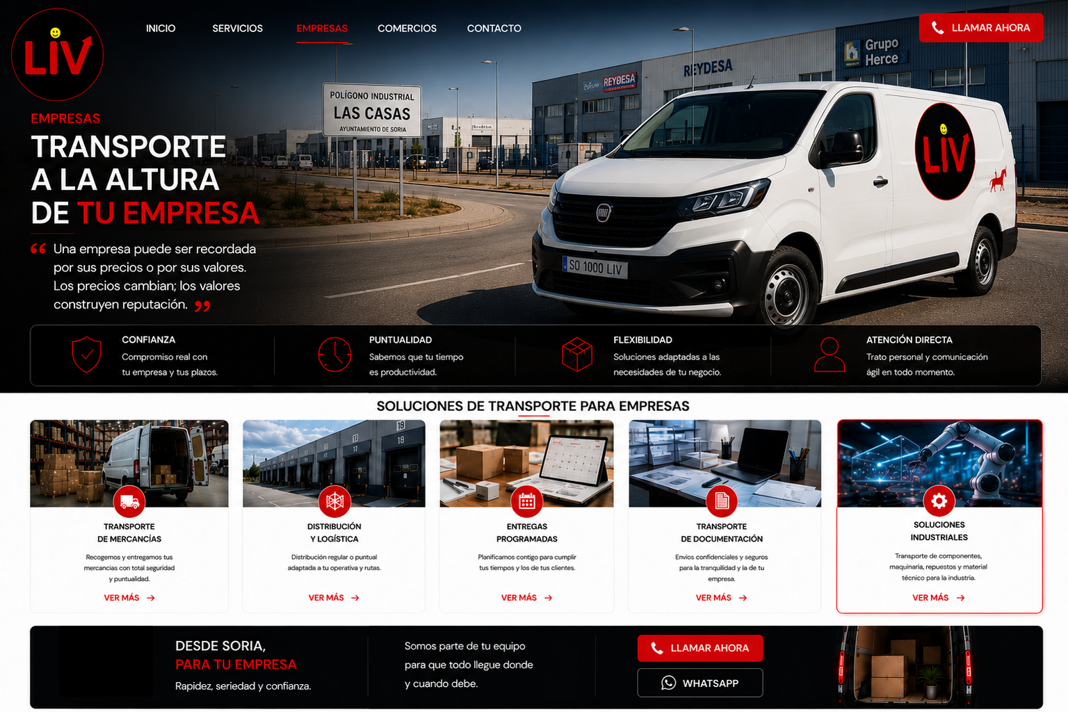 LIV Transportes - Empresas